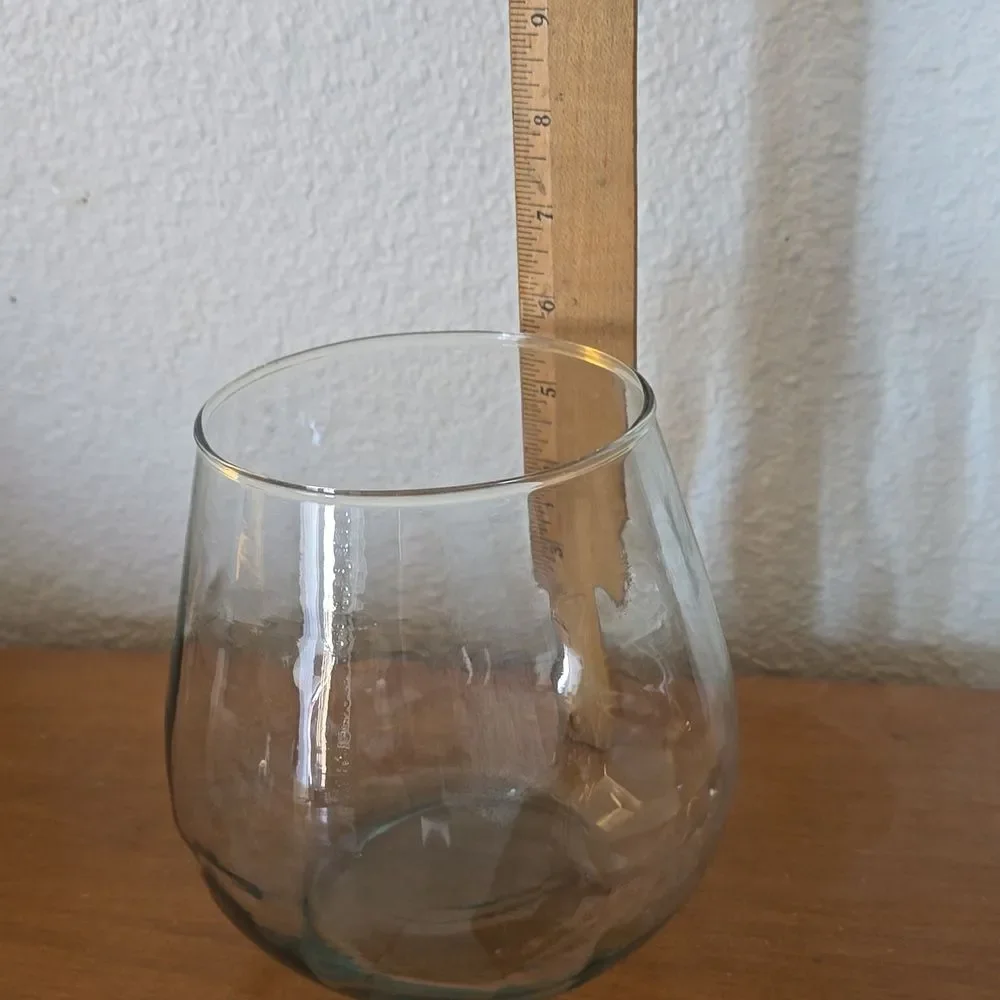 BLOWN GLASS  TERRARIUM - or VASE -  approx 6 inches tall